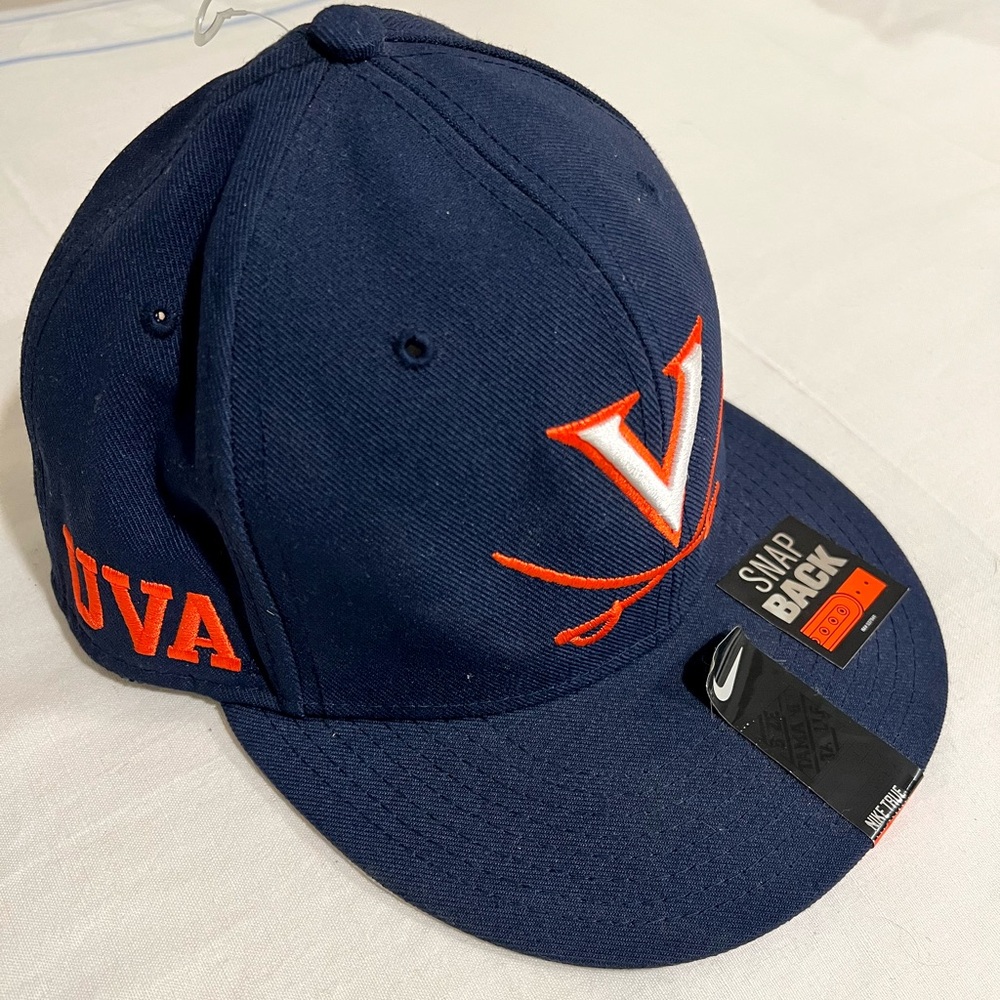 UVA Navy & Orange Nike True SnapBack Hat - New w/ tags